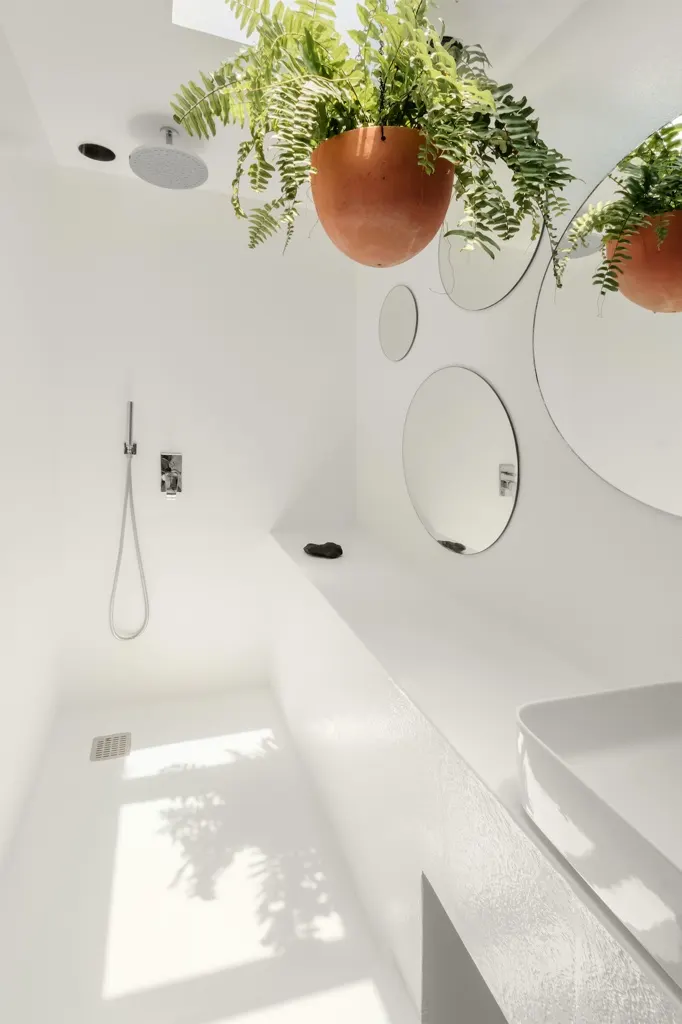 White bathroom