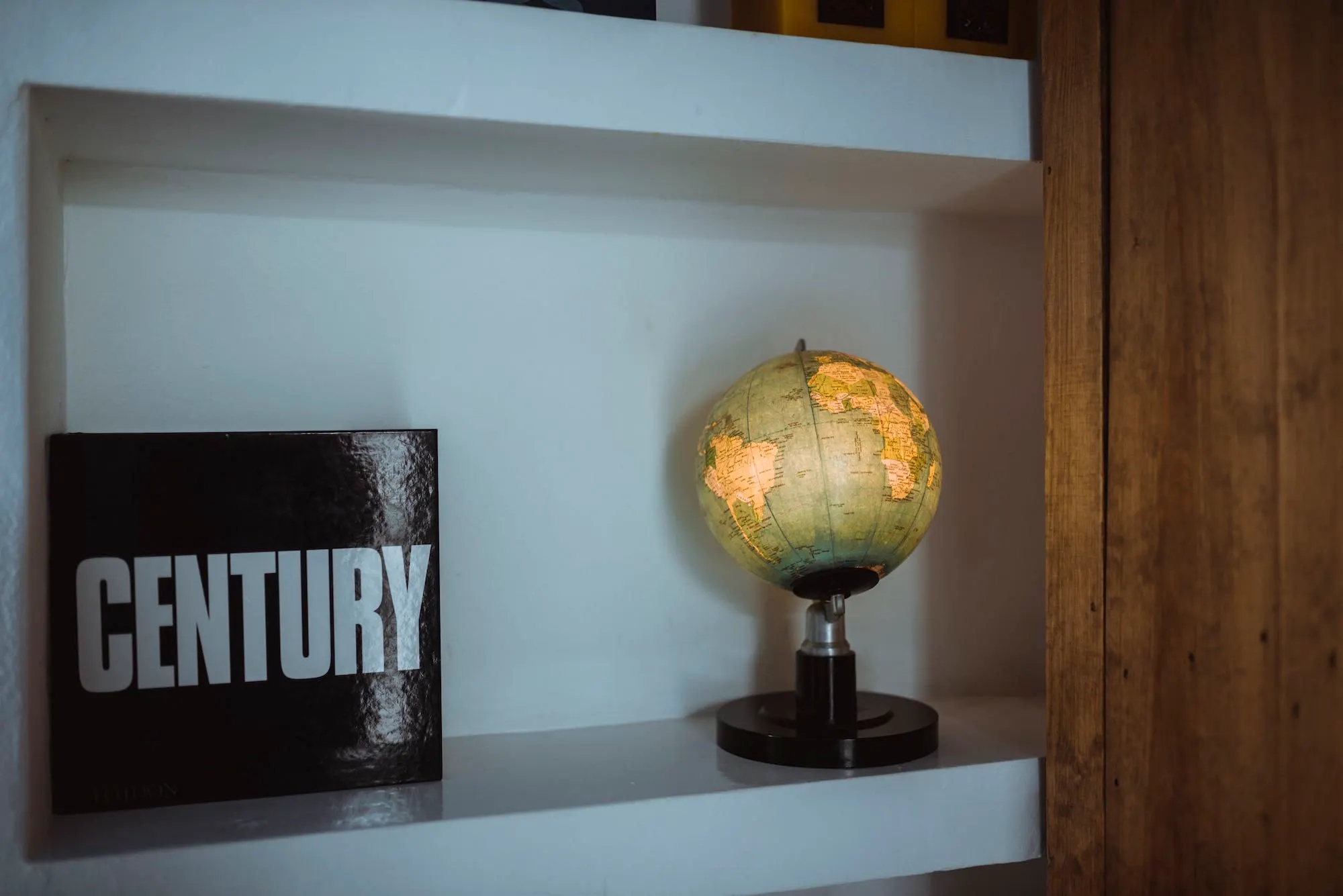 Globe on the desk